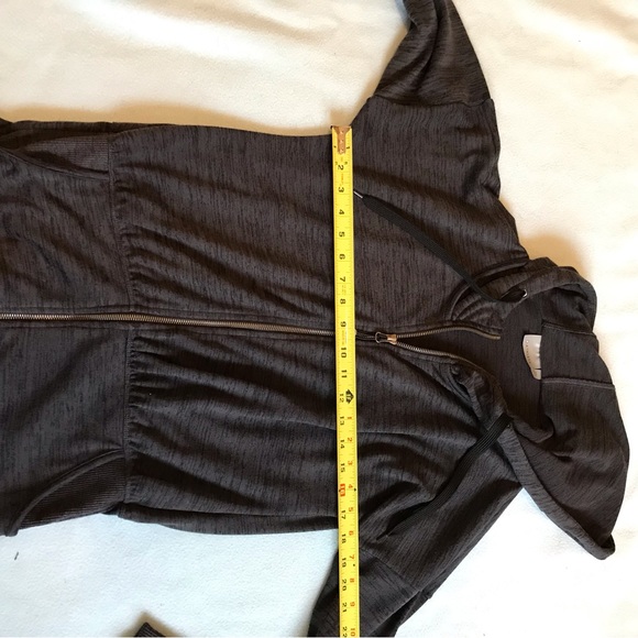 Athleta Heather Grey Full Zip Hoodie - Picture 5 of 8